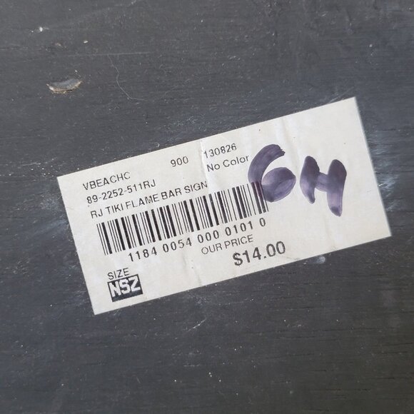 15" x 10½" Ron Jon Wood Decor Tiki Sign Bar Pool Man Cave Surfer Gift Nautical - Picture 9 of 16